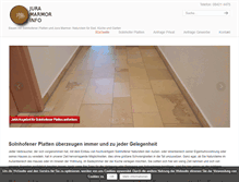 Tablet Screenshot of jura-marmor-info.de